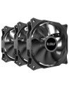 DN120 3 IN 1,SET 3 VENTILATOARE PCCOOLER, 120mm, 1200 RPM, LED, conector 3 pin, "DN120 3 IN 1"