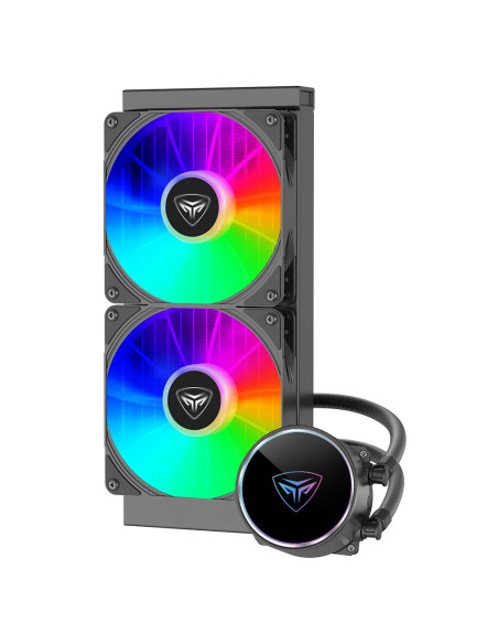 PD240S ARGB BK,COOLER PCCOOLER, skt. universal, racire cu lichid, vent. 2x120mm, 400-1800RPM, "PD240S ARGB BK"