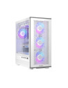 ME200 MESH WH,CARCASA PCCOOLER, Tower, ATX, fara sursa, sticla securizata, 3 ventilatoare incluse, iluminare ARGB, alb, USB 3.2 