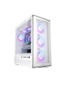 ME200 MESH WH,CARCASA PCCOOLER, Tower, ATX, fara sursa, sticla securizata, 3 ventilatoare incluse, iluminare ARGB, alb, USB 3.2 