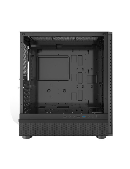 IE200,CARCASA PCCOOLER, Tower, ATX, fara sursa, sticla securizata, 1 ventilator inclus, negru, USB 3.2 gen 1 x 1, USB 2.0 x 2, m
