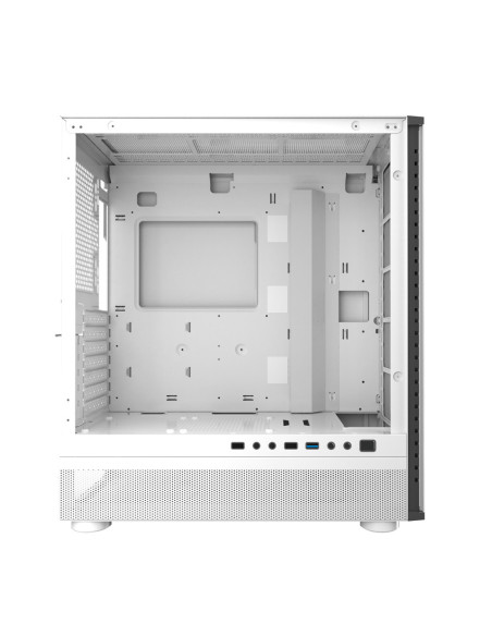 IE200W,CARCASA PCCOOLER, Tower, ATX, fara sursa, sticla securizata, 1 ventilator inclus, alb, USB 3.2 gen 1 x 1, USB 2.0 x 2, mi