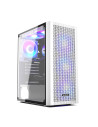 MA100 MESH W,CARCASA PCCOOLER, Middle Tower, ATX, fara sursa, sticla securizata, 3 ventilatoare incluse, iluminare ARGB, alb, US
