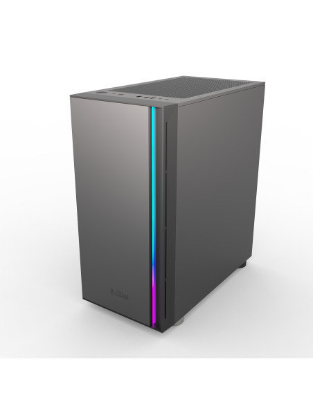 LM300G ARGB,CARCASA PCCOOLER, Middle Tower, mATX, ITX, fara sursa, sticla securizata, 1 ventilator inclus ARGB, negru, USB 3.2 g