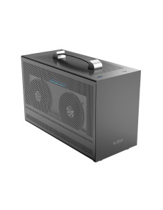 MINI I100G PRO MESH,CARCASA PCCOOLER, Mini Tower, ITX, fara sursa, fereastra laterala tip MESH, gri, USB 3.2 gen 1 x 1, USB Type 2