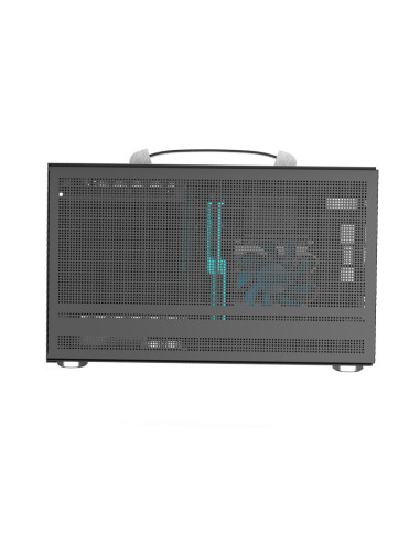 MINI I100G PRO MESH,CARCASA PCCOOLER, Mini Tower, ITX, fara sursa, fereastra laterala tip MESH, gri, USB 3.2 gen 1 x 1, USB Type