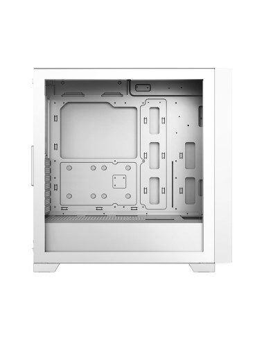 C3D510 ARGB WH,CARCASA PCCOOLER, Middle Tower, ATX, fara sursa, sticla securizata, 3 ventilatoare incluse, iluminare ARGB, alb, 