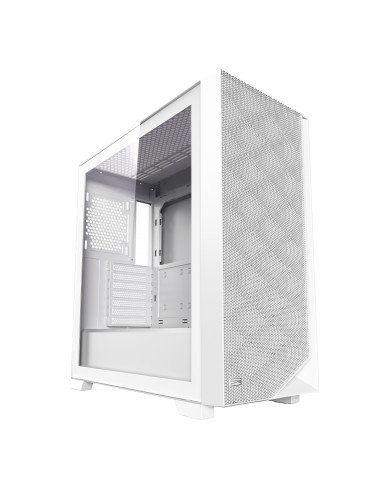 C3D510 ARGB WH,CARCASA PCCOOLER, Middle Tower, ATX, fara sursa, sticla securizata, 3 ventilatoare incluse, iluminare ARGB, alb, 