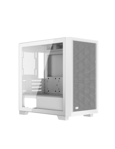 C3D310 ARGB WH,CARCASA PCCOOLER, Mini Tower, mATX, fara sursa, sticla securizata, 2 ventilatoare incluse, iluminare ARGB, alb, U