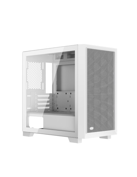 C3D310 ARGB WH,CARCASA PCCOOLER, Mini Tower, mATX, fara sursa, sticla securizata, 2 ventilatoare incluse, iluminare ARGB, alb, U