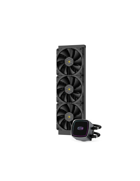 DE360 BK,COOLER PCCOOLER, skt. universal, racire cu lichid, vent. 3x120mm, 600-1850rpm, "DE360 BK"