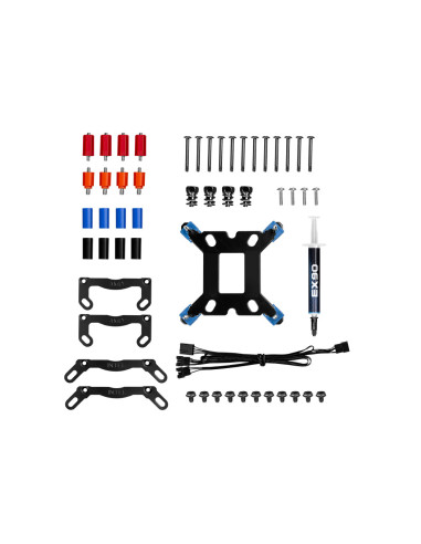 DE360 WH,COOLER PCCOOLER, skt. universal, racire cu lichid, vent. 3x120mm, 600-1850rpm, "DE360 WH"