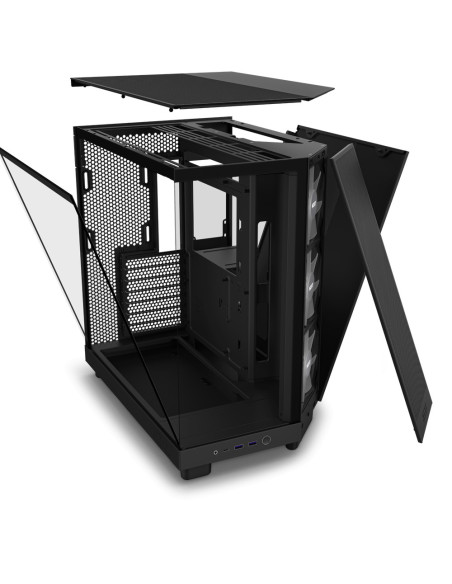 CC-H61FB-R1,Carcasa NZXT H6 Flow RGB Black, Fara sursa