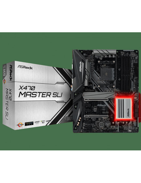 Placa de baza ASRock X470 Master SLI, Socket AM4,X470 MASTER SLI