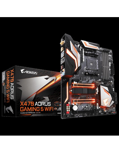 Placa de baza Gigabyte X470 AORUS GAMING 5 WIFI, Socket,X470