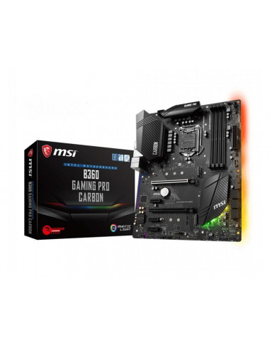 Placa de baza MSI B360 GAMING PRO CARBON, socket,B360 G PRO