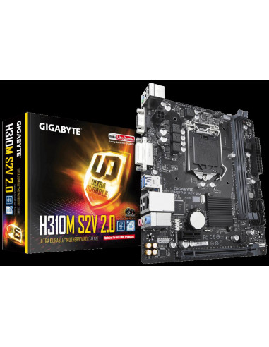 Placa de baza Gigabyte H310M S2V 2.0, Socket 1151,H310M S2V 2.0
