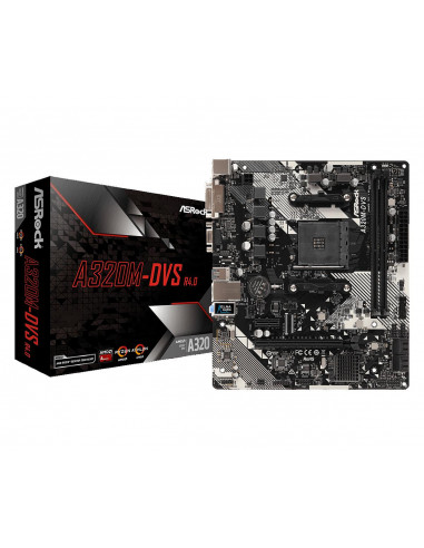 Placa de baza ASRock A320M-DVS R4.0, Socket AM4,A320M-DVS R4.0