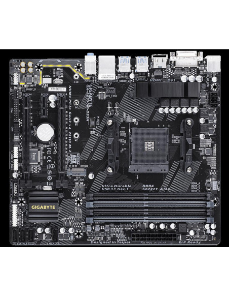 Placa de baza Gigabyte AB350M-DS2 v2, Socket,AB350M-DS3H