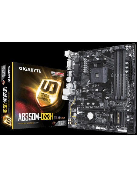 Placa de baza Gigabyte AB350M-DS2 v2, Socket,AB350M-DS3H