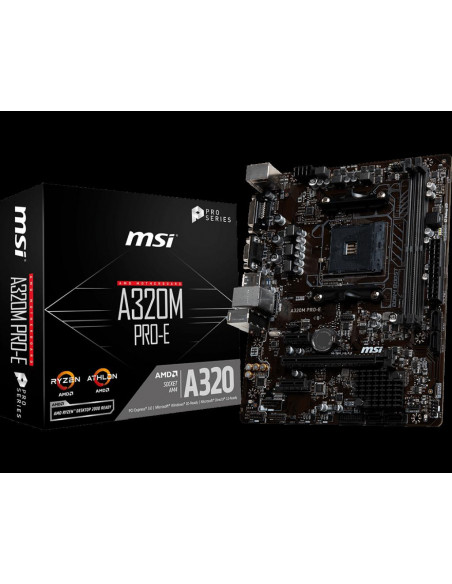 Placa de baza MSI A320M PRO-E, Socket AM4,A320M PRO-E