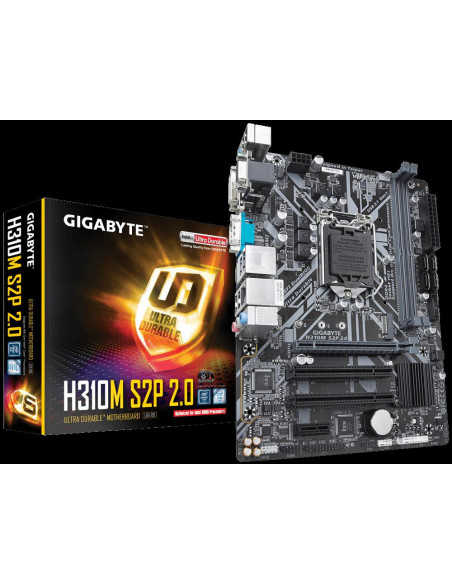 Placa de baza GIGABYTE H310M S2P 2.0, Socket 1151,H310M S2P 2.0