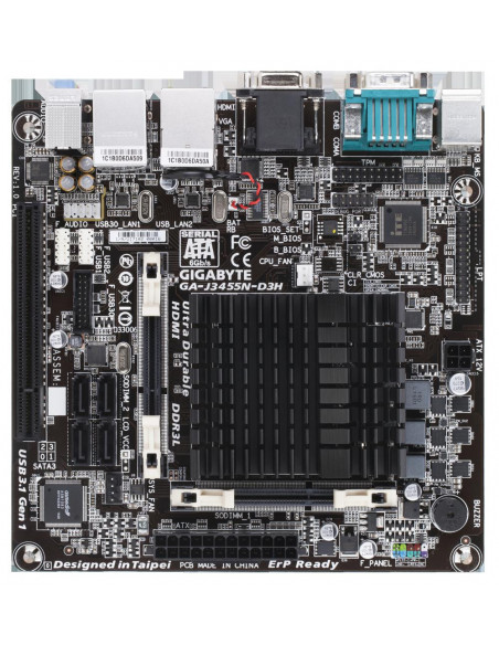 Placa de baza Gigabyte J3455N-D3H Intel Quad-Core Celeron J3455