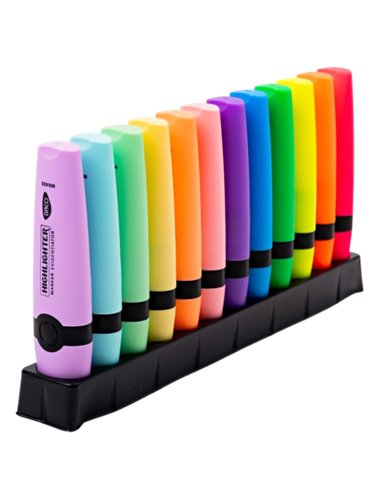 MK403/12,Textmarker evidentiator DACO, Set 12 bucati, MK403/12