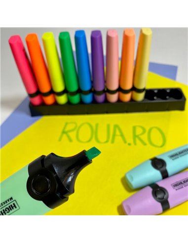 MK403/12,Textmarker evidentiator DACO, Set 12 bucati, MK403/12