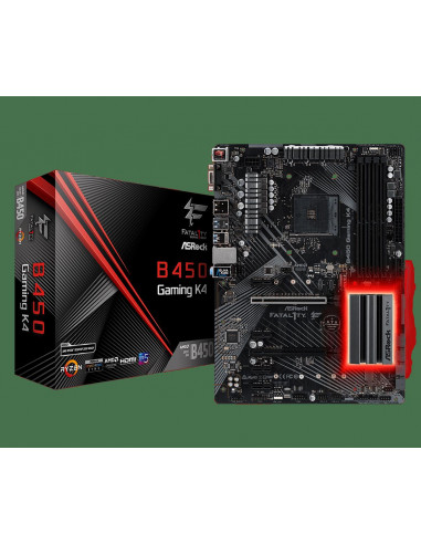 Placa de baza ASRock Fatal1ty B450 GAMING K4, Socket AM4,B450