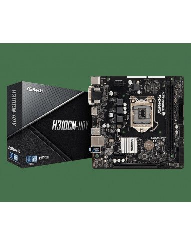 Placa de baza ASRock H310CM-HDV, Socket 1151,H310CM-HDV