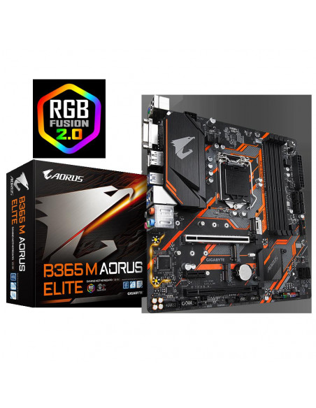 Placa de baza Gigabyte B365 M AORUS ELITE, Socket 1151,B365 M