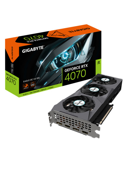 N4070EAGLE OCV2-12GD,Placa video Gigabyte VGA PCIE16 RTX4070 12GB GDDR6X "N4070EAGLE OCV2-12GD"
