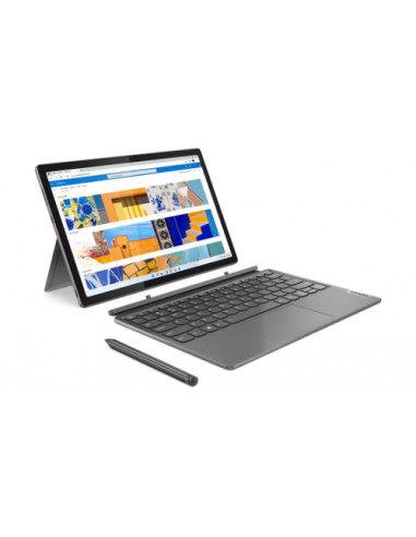 82TQ0066RM,Laptop 2-in-1 Lenovo IdeaPad Duet 5 12IAU7, Intel Core i5-1235U, 12.4inch Touch, RAM 16GB, SSD 512GB, Storm Grey