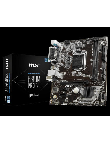 Placa de baza MSI H310M PRO-VL, Socket 1151,H310M PRO-VL