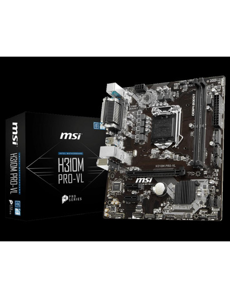 Placa de baza MSI H310M PRO-VL, Socket 1151,H310M PRO-VL