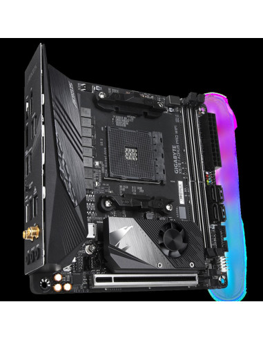 Placa de baza Gigabyte X570 I AORUS PRO WIFI, socket AM4,X570 I