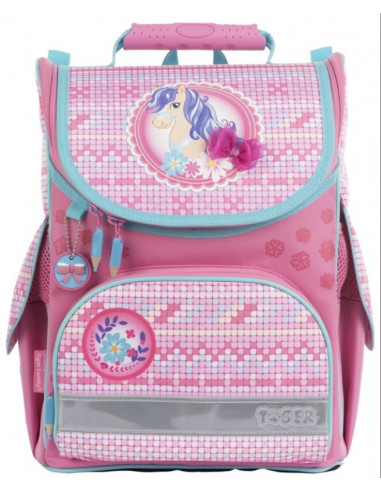 TGNQ18-A04,Ghiozdan Herlitz Ergonomic Neechipat Nature Quest Sweet Pony
