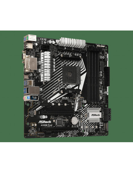 Placa de baza ASRock A320M Pro4 R2.0, Socket AM4,A320M PRO4 R2.0
