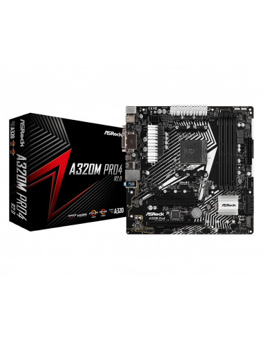 Placa de baza ASRock A320M Pro4 R2.0, Socket AM4,A320M PRO4 R2.0