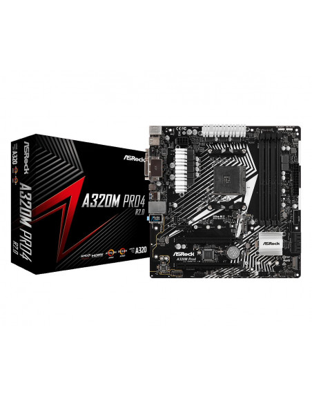 Placa de baza ASRock A320M Pro4 R2.0, Socket AM4,A320M PRO4 R2.0