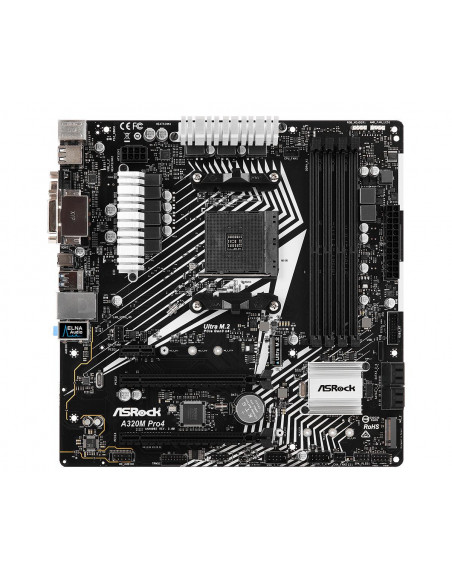 Placa de baza ASRock A320M Pro4 R2.0, Socket AM4,A320M PRO4 R2.0