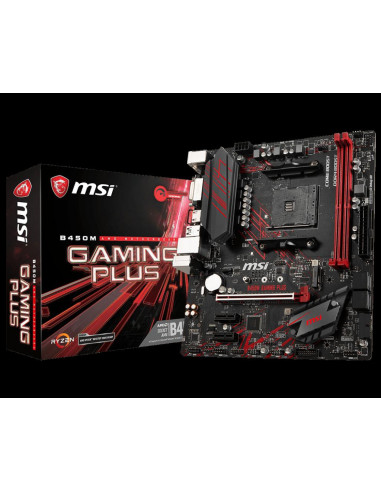 Placa de baza MSI B450M GAMING PLUS, Socket AM4,B450M GAMING