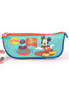 MKPE1716-2,Penar etui triunghiular mickey albastru verde pigna