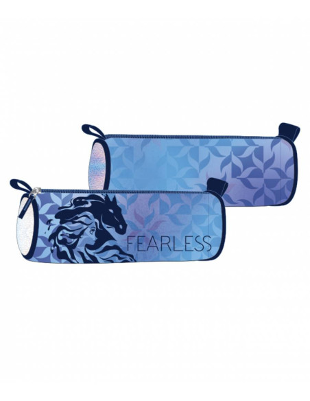 FZPE2014-3,Penar etui tubular frozen albastru pigna