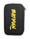 BMPE2303-1,Penar neechipat 3 fermoare batman negru pigna