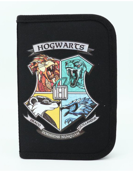 HPPE2301-1,Penar neechipat 1 fermoar 2 extensii harry potter negru pigna