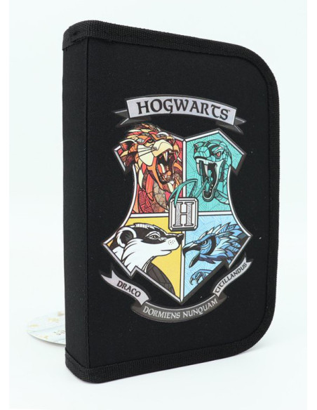 HPPE2301-1,Penar neechipat 1 fermoar 2 extensii harry potter negru pigna