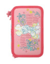 MNPE2203-2,Penar neechipat 3 fermoare minnie mouse blossom roz pastel pigna