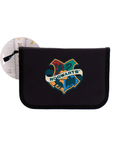 HPPE2201-1,Penar neechipat 1 fermoar 2 extensii harry potter negru dungi pigna